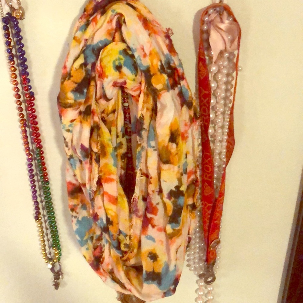 Floral scarf